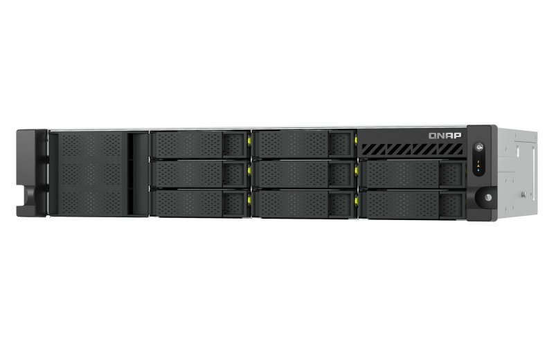 QNAP TS-h1073BXeU-RP-8G (Ryzen V1780B, ZFS, 8GB RAM, 8x SATA + 2x E1.S, 2x 2,5GbE, 2x 10GbE) - obrázek č. 3