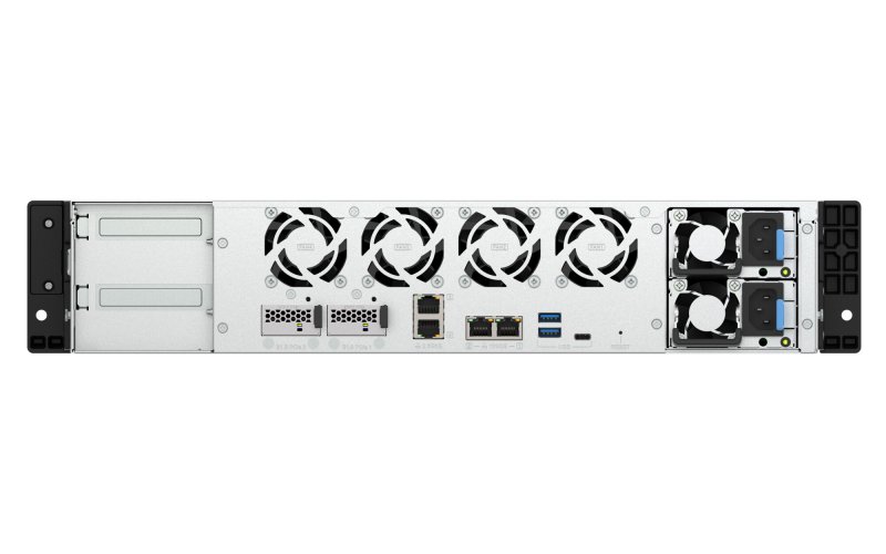 QNAP TS-h1073BXeU-RP-8G (Ryzen V1780B, ZFS, 8GB RAM, 8x SATA + 2x E1.S, 2x 2,5GbE, 2x 10GbE) - obrázek č. 6