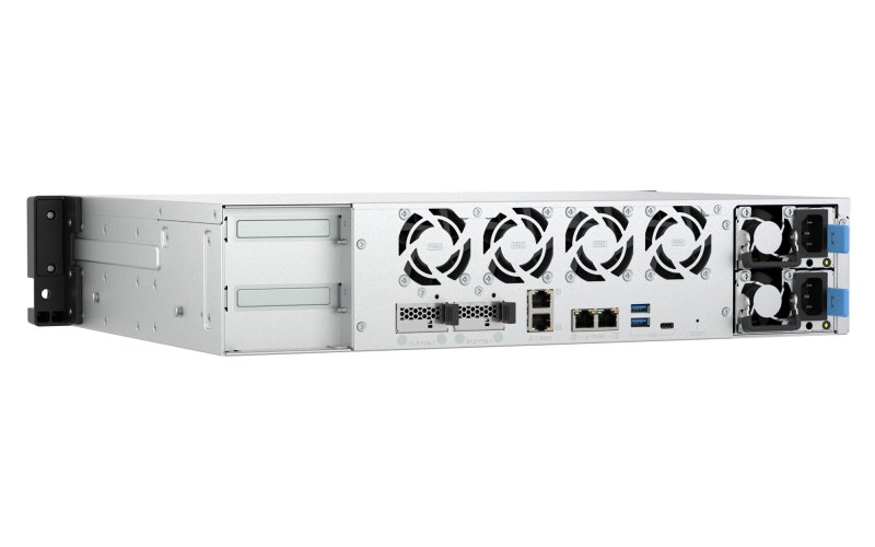 QNAP TS-h1073BXeU-RP-8G (Ryzen V1780B, ZFS, 8GB RAM, 8x SATA + 2x E1.S, 2x 2,5GbE, 2x 10GbE) - obrázek č. 5