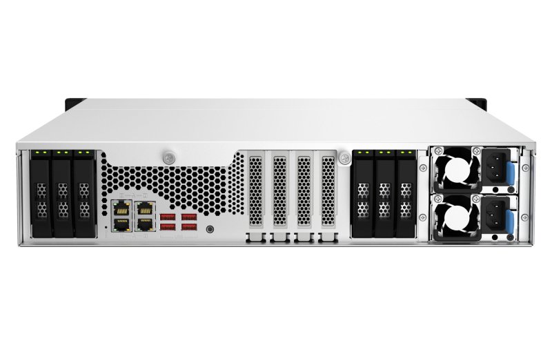 QNAP TS-h1887XU-RP-E2336-16G (Xeon 6core, ZFS, 16GB ECC RAM, 12x 3,5" + 6x2,5", 2x 2,5GbE, 2x10GbE) - obrázek č. 5
