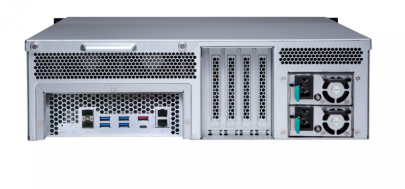 QNAP TS-h1677XU-RP-3700X-32G (Ryzen 3,6GHz, ZFS, 16x SATA, 32GB RAM, 4x PCIe, 2x GbE, 2x 10G SFP+) - obrázek č. 1