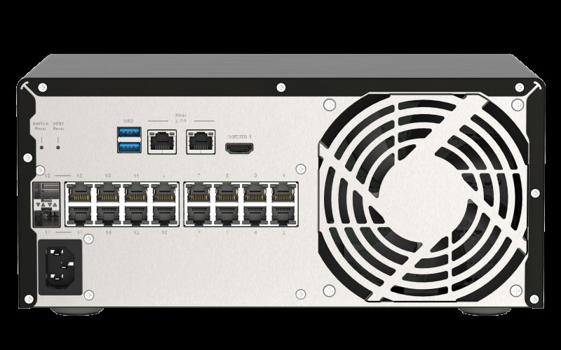 QNAP QVP-41B-8G-P - NVR dozorovací server a řízený PoE switch v jednom řešení - obrázek č. 1