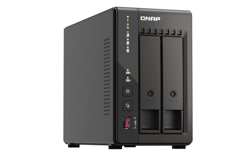 QNAP NVR QVP-21C (4core 2,6GHz, 8GB RAM, 2xSATA, 2x2,5GbE, 2xM.2 slot, 2xHDMI, kamery: 8 (max 16) - obrázek č. 1