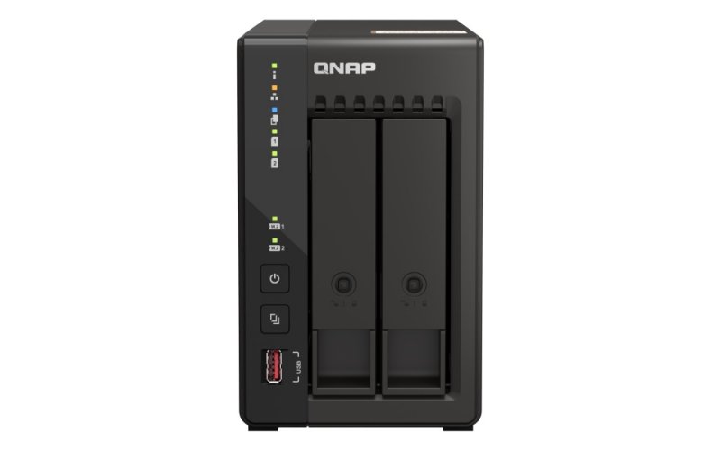 QNAP NVR QVP-21C (4core 2,6GHz, 8GB RAM, 2xSATA, 2x2,5GbE, 2xM.2 slot, 2xHDMI, kamery: 8 (max 16) - obrázek produktu