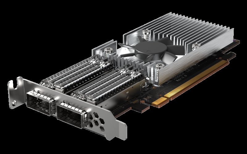 QNAP QXG-100G2SF-E810 - 100GbE (2porty) PCIe karta, nízký profil, PCIe Gen4 x16 - obrázek č. 2