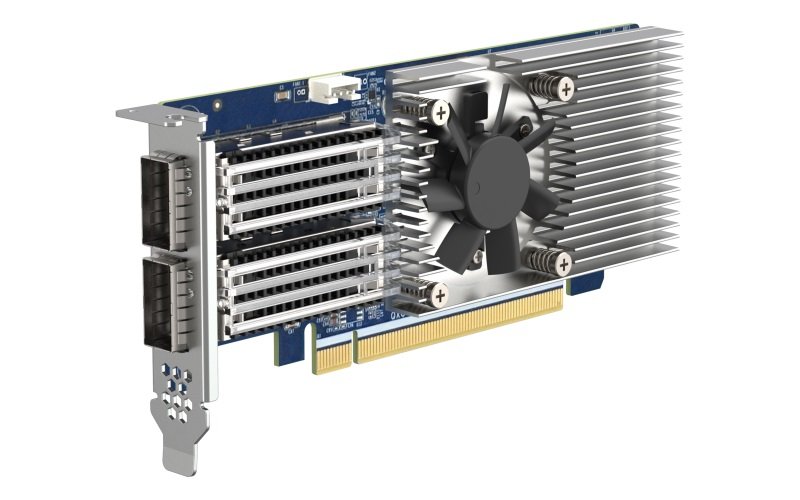 QNAP rozšiřující karta QXG-100G2SF-CX6 (2x 100Gb QSFP28 porty) PCIe karta, PCIe Gen4 x16 - obrázek č. 5