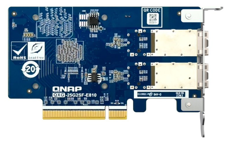 QNAP QXG-25G2SF-E810 - 2x 25GbE SFP28,PCIe Gen3 x8 - obrázek č. 3