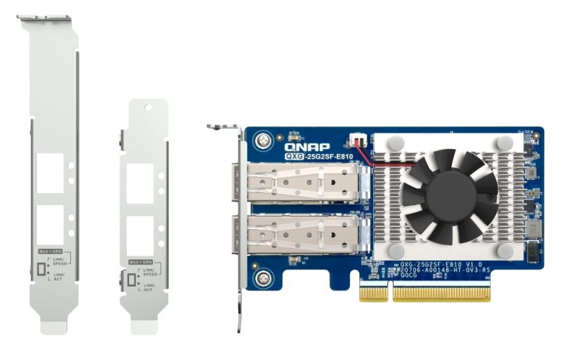 QNAP QXG-25G2SF-E810 - 2x 25GbE SFP28,PCIe Gen3 x8 - obrázek č. 7