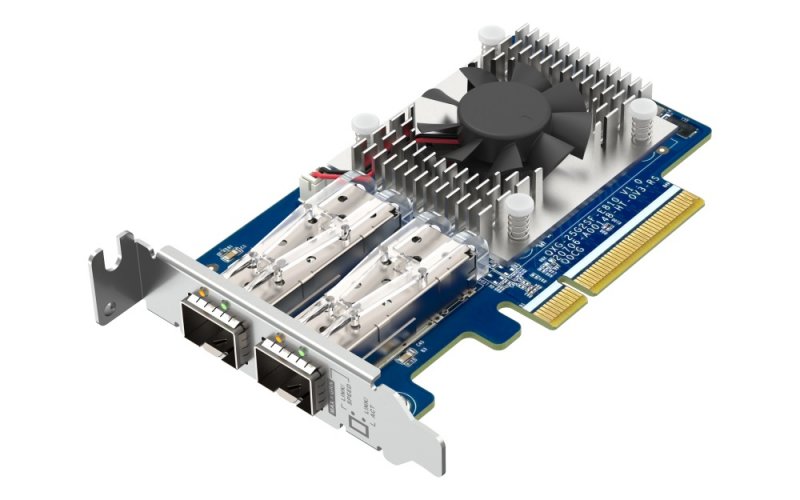 QNAP QXG-25G2SF-E810 - 2x 25GbE SFP28,PCIe Gen3 x8 - obrázek č. 4