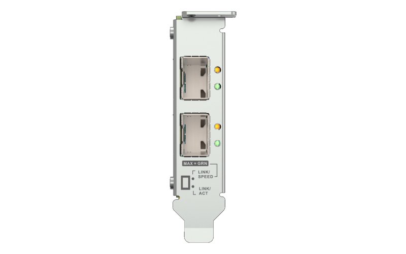 QNAP QXG-25G2SF-BCM Dual port per 25GbE Network adapter, 2 x SFP28, Broadcom 57504 controller - obrázek č. 4