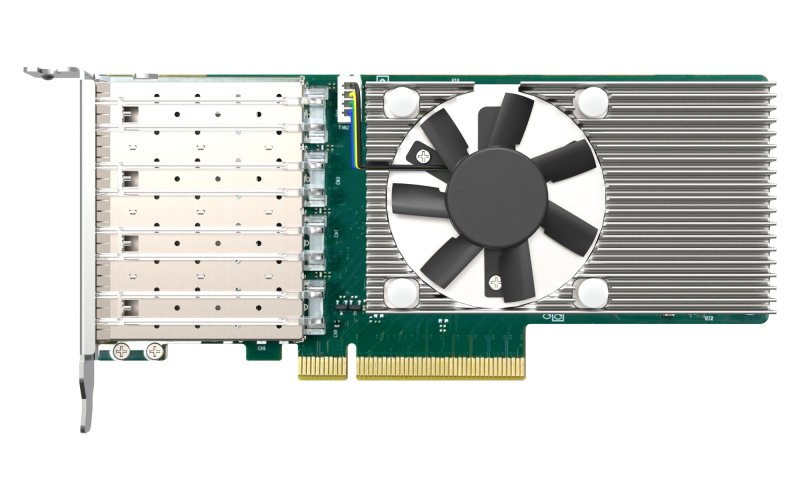 QNAP QXG-10G4SF-BCM, 4x10GbE SFP+, PCIe 4.0 x8 - obrázek č. 3