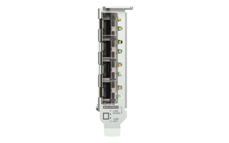 QNAP QXG-10G4SF-BCM, 4x10GbE SFP+, PCIe 4.0 x8 - obrázek č. 1