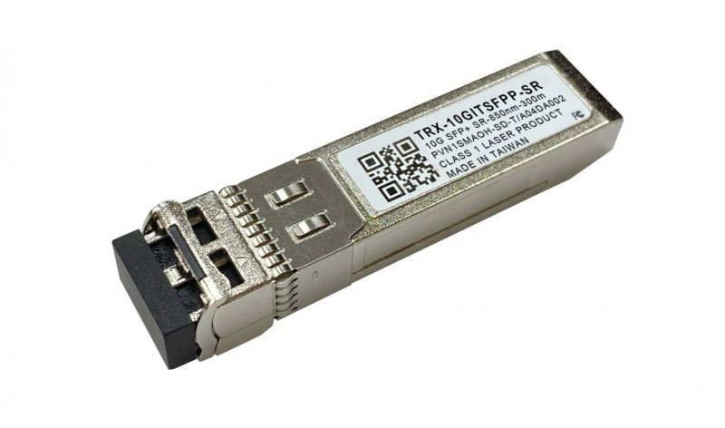 QNAP optický modul TRX-10GITSFPP-SR (1x 10Gb SFP+ port, 850nm SR, do 300m při teplotě -40 ~85) - obrázek produktu
