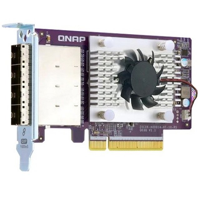 QNAP 4-port miniSAS HD host bus adapter, 16 x SATA, PCIe 3.0 x8, for TL JBOD, QXP-1600eS - obrázek produktu