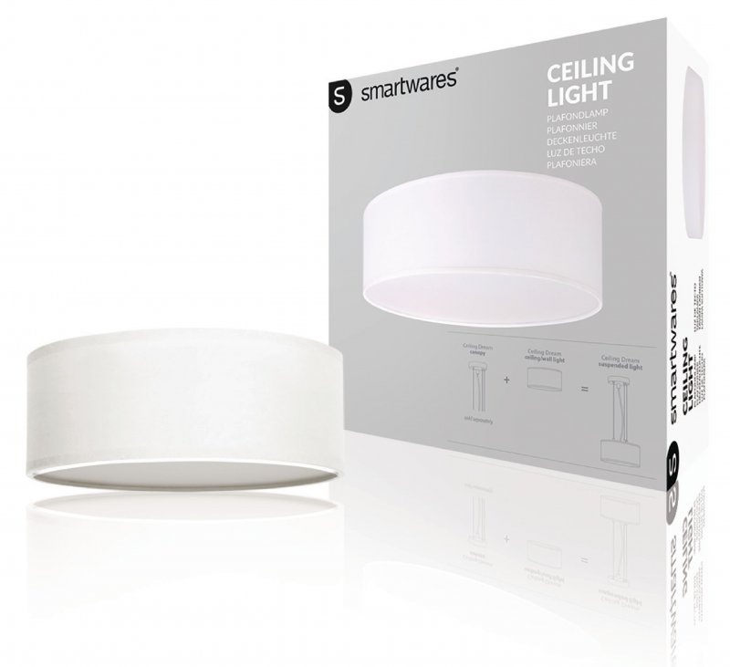 LED Stropní Svítidlo Bílá - obrázek produktu