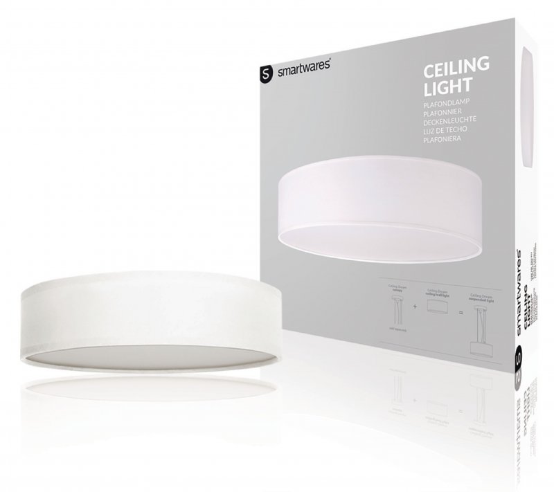 LED Stropní Svítidlo Bílá - obrázek produktu