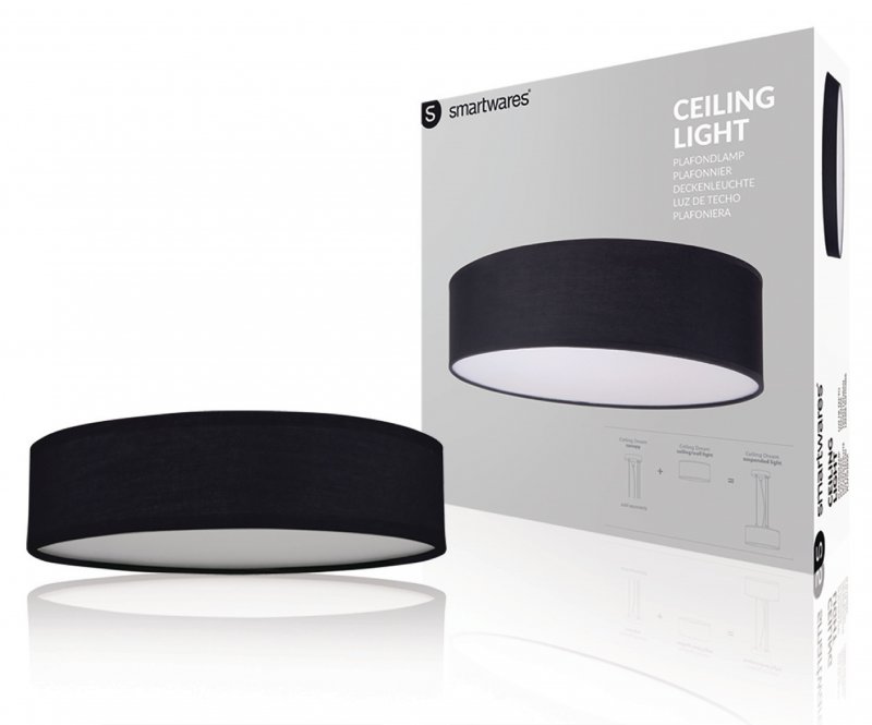 LED Stropní Svítidlo Černá - obrázek produktu