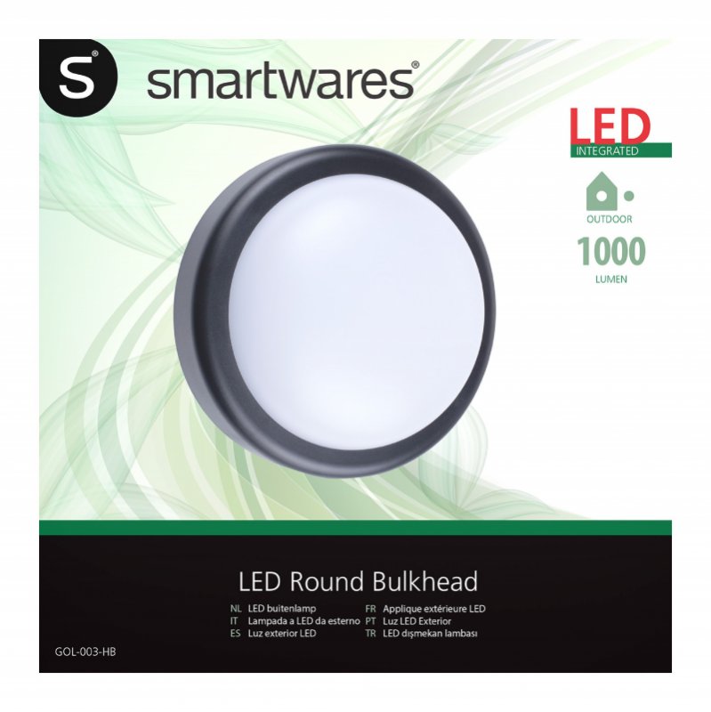 LED Venkovní Nástěnné Svítidlo 14 W 1000 lm Černá - obrázek č. 3