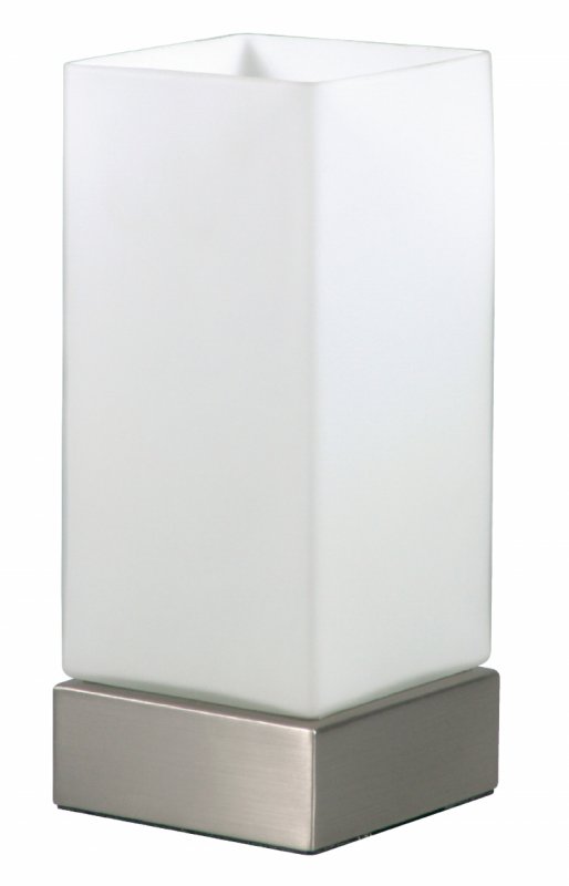 Stolní Lampa Dotyková Funkce 40 W Broušená Bílá - obrázek produktu