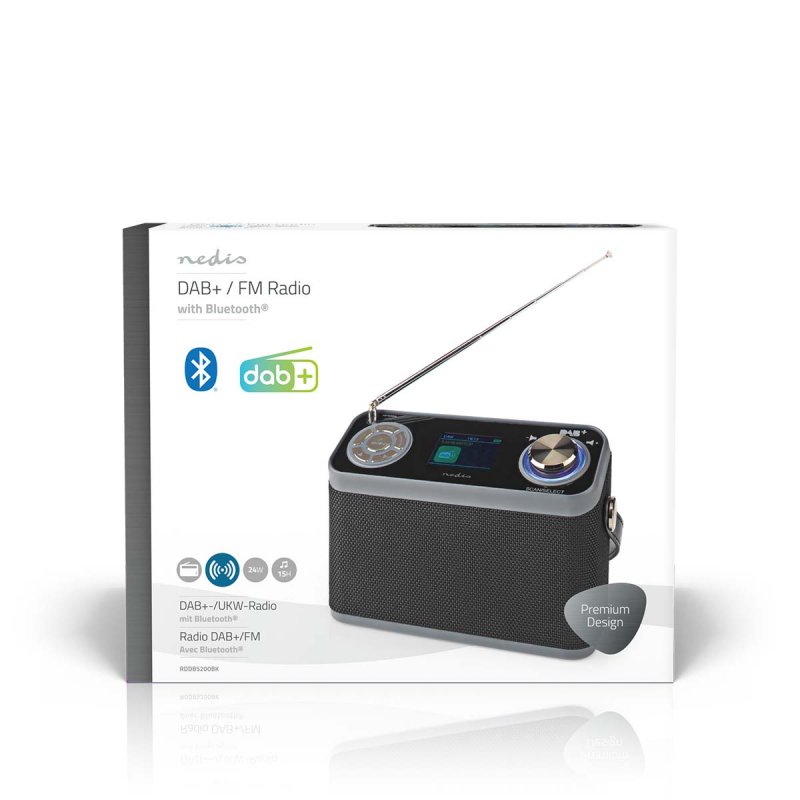 DAB+ Rádio | Stolní Provedení  RDDB5200BK - obrázek č. 3