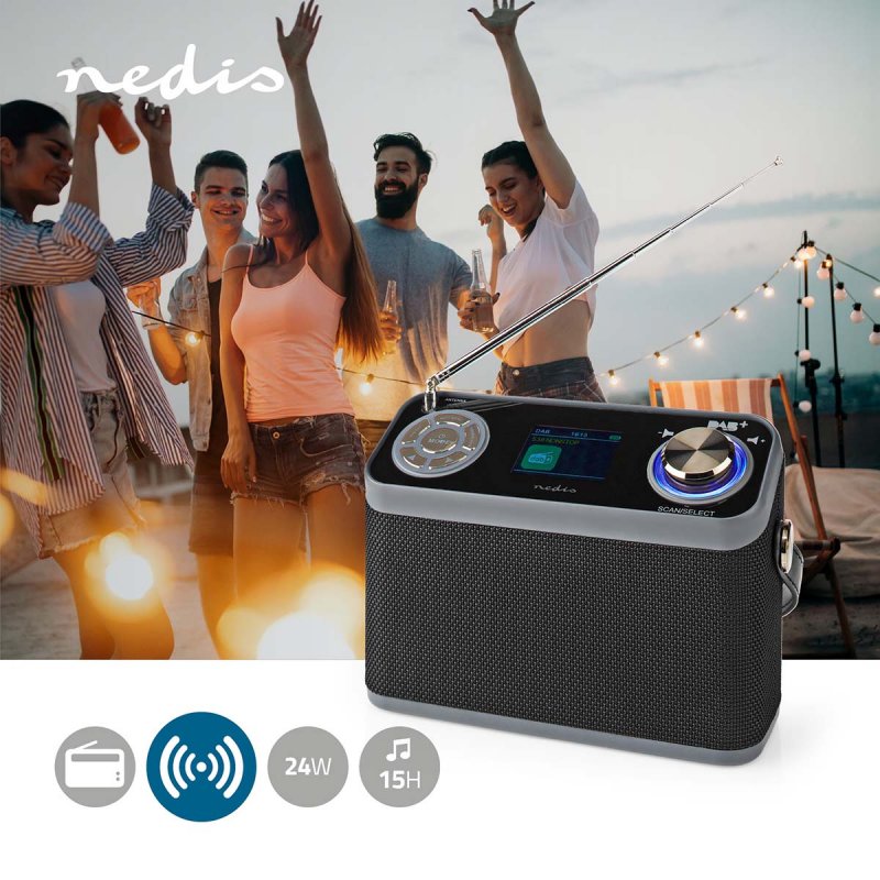 DAB+ Rádio | Stolní Provedení  RDDB5200BK - obrázek č. 1