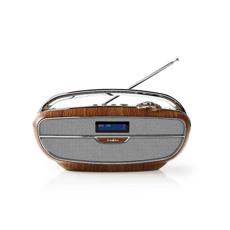 Digitální Rádio DAB+ | 60 W | FM | Bluetooth® | Hnědá / Stříbrná - obrázek produktu