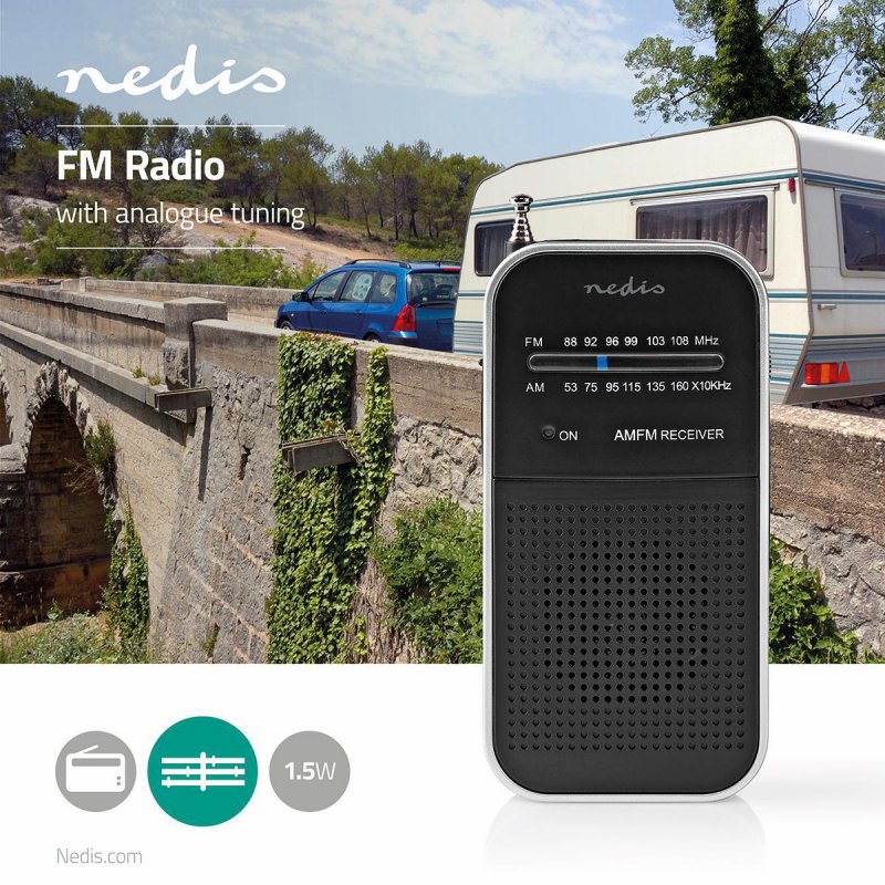 FM rádio | Přenosné Provedení  RDFM1110SI - obrázek č. 1