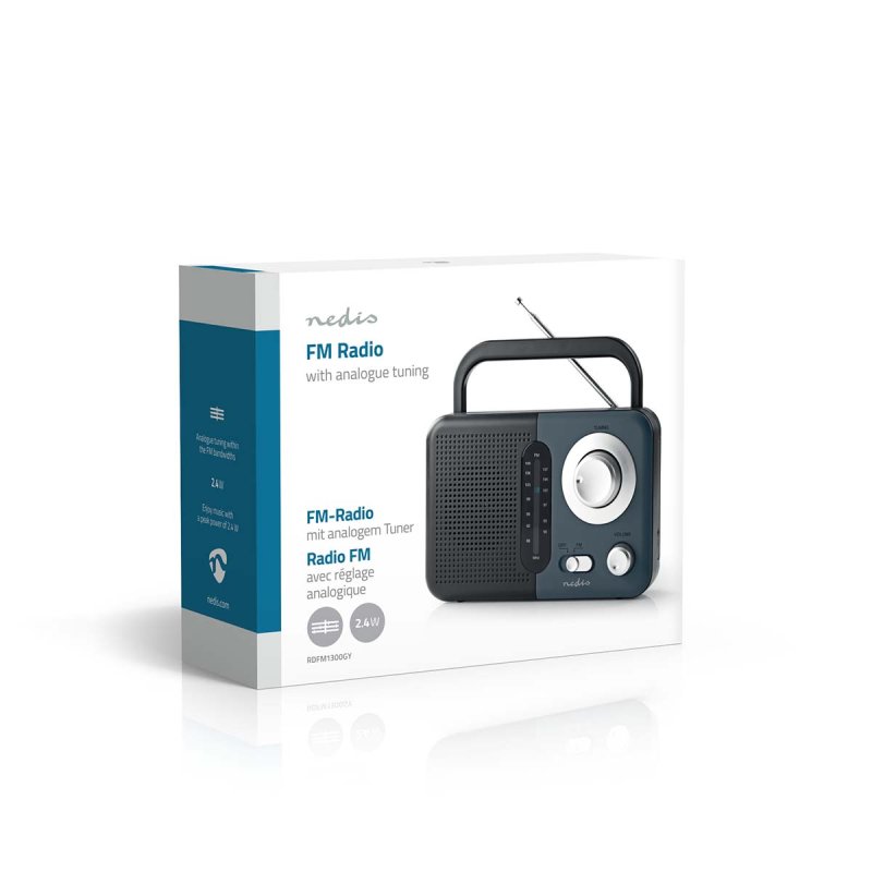 Přenosné FM rádio na baterie 2.4W - obrázek č. 7