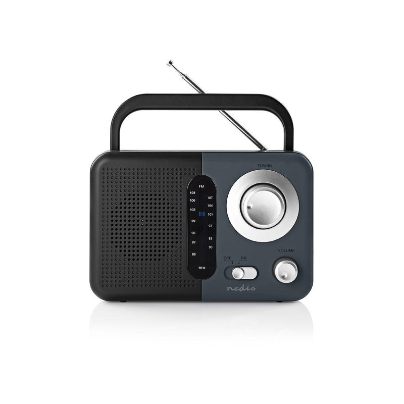 Přenosné FM rádio na baterie 2.4W - obrázek č. 1