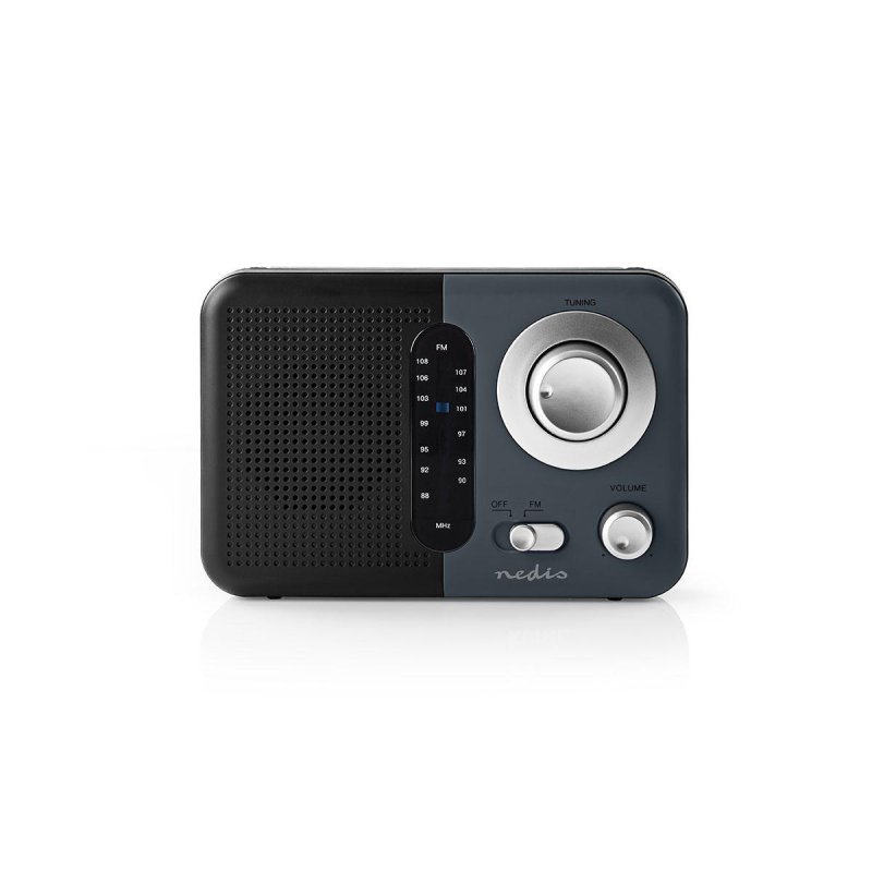 Přenosné FM rádio na baterie 2.4W - obrázek produktu