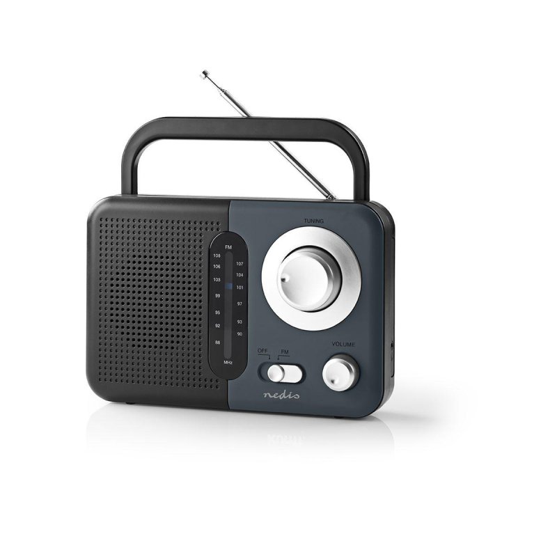 Přenosné FM rádio na baterie 2.4W - obrázek č. 4