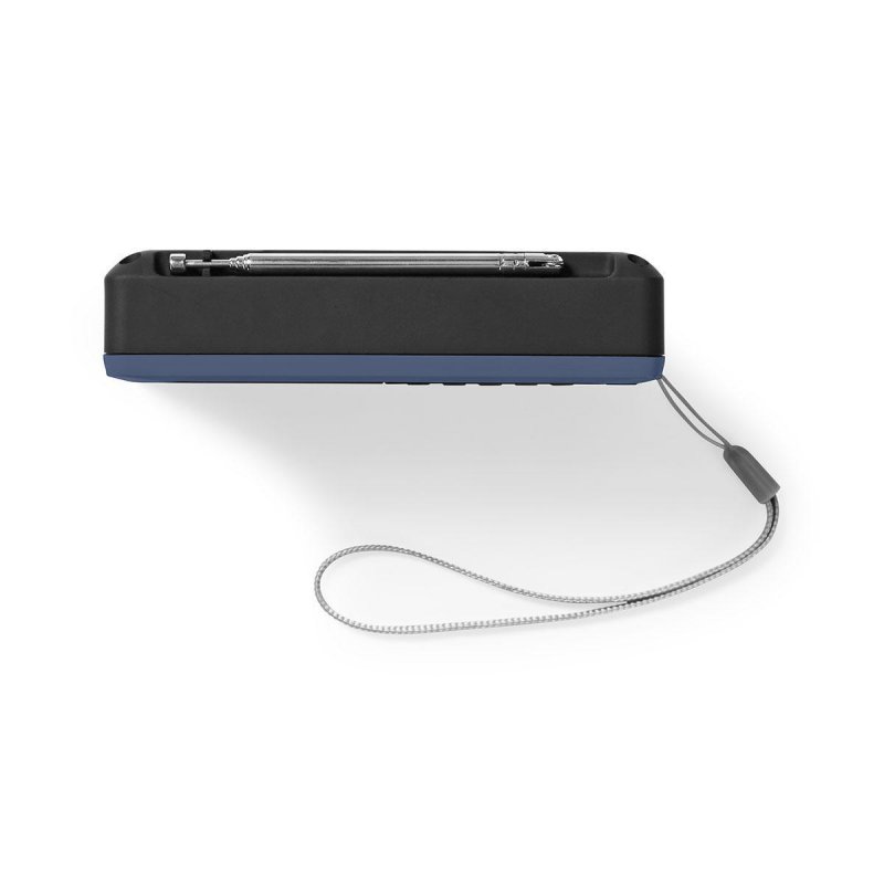 FM Rádio | 3,6 W | Port USB a Slot na microSD kartu | Černá / Modrá - obrázek č. 3
