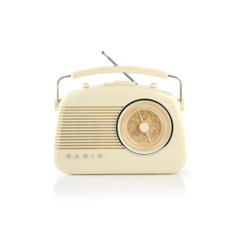 FM Rádio | 5,4 W | Bluetooth® | Přenosná Rukojeť | Béžová - obrázek produktu