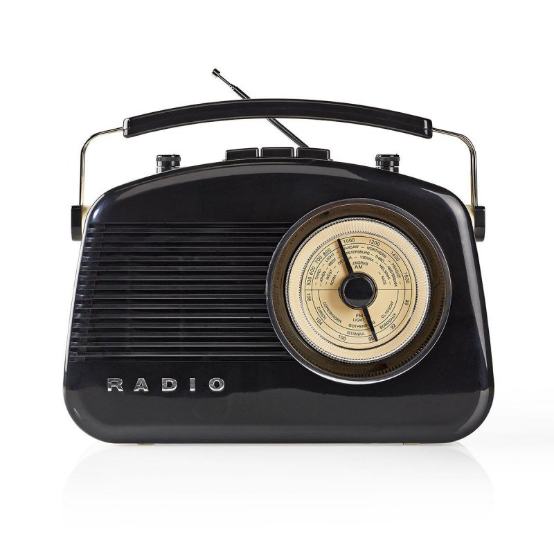 FM Rádio | 5,4 W | Bluetooth® | Přenosná Rukojeť | Černá barva - obrázek produktu