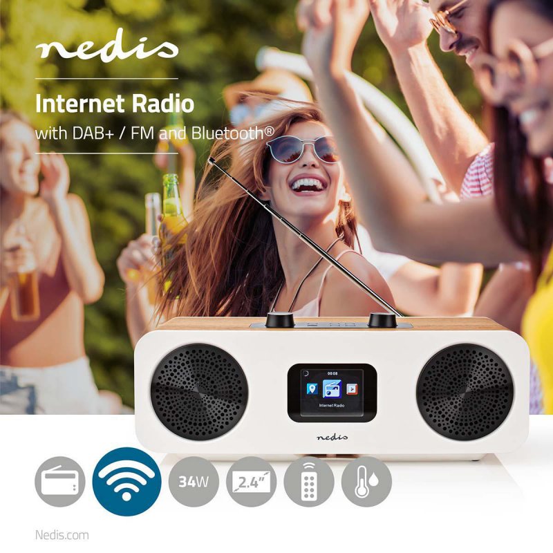 Internetové Rádio | Stolní Provedení  RDIN2500WT - obrázek č. 1