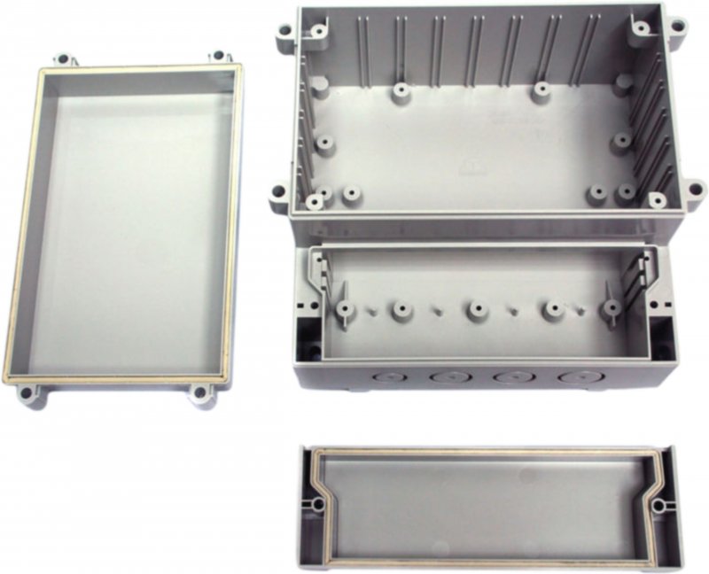 Pouzdro pro PCB na lištu DIN 281 x 296 x 158 mm ABS - obrázek produktu