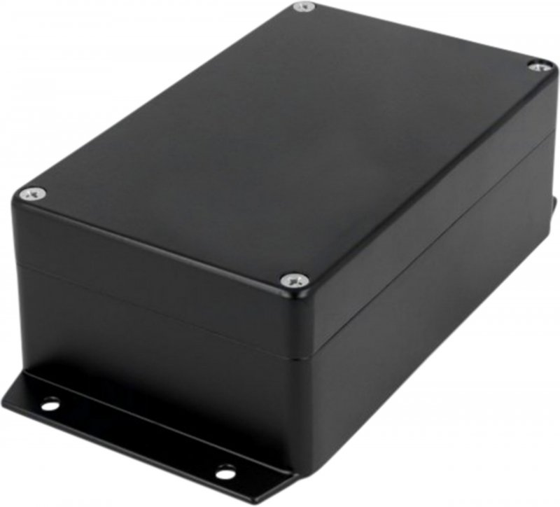 Kovová skříň, Černá, 108 x 148.2 x 75 mm, Slitina Hliníku / ADC12, IP 65 - obrázek produktu