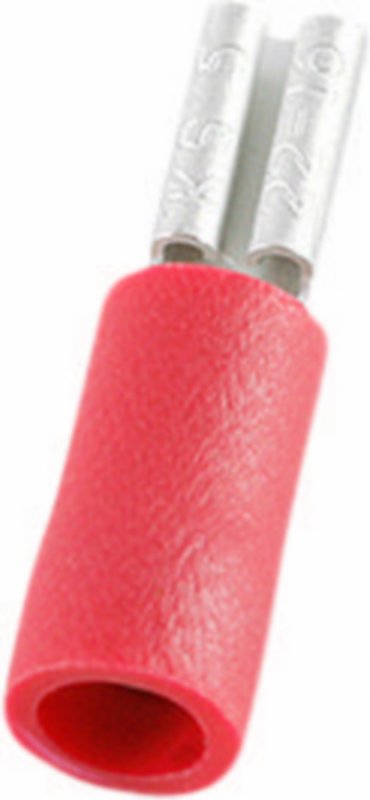 Nožová zásuvka Červená 2.8 x 0.8 mm N/A PU = 100 PC - obrázek produktu