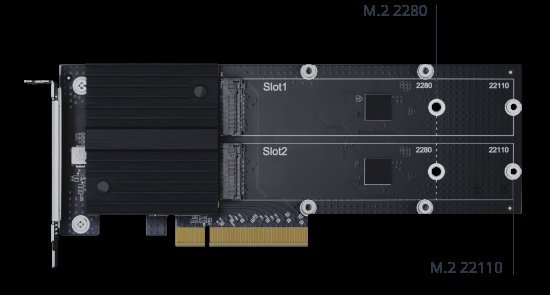 Synology Adaptér M.2 SSD M2D20 - obrázek č. 2