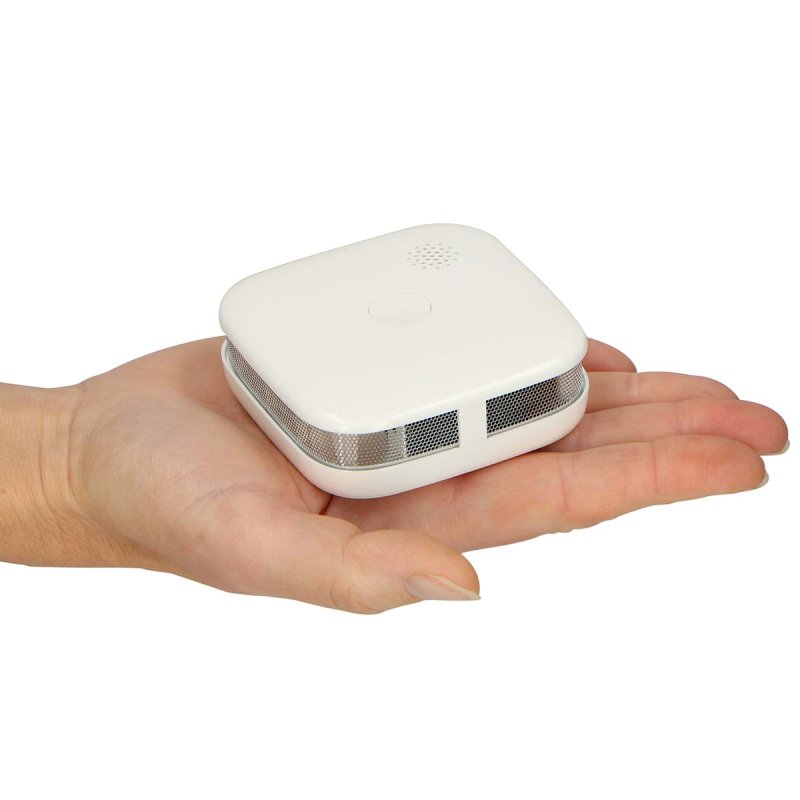 Detektor kouře s kompaktním designem s 10letou zárukou a baterií 2ks Bílý SA50 2X - obrázek č. 9