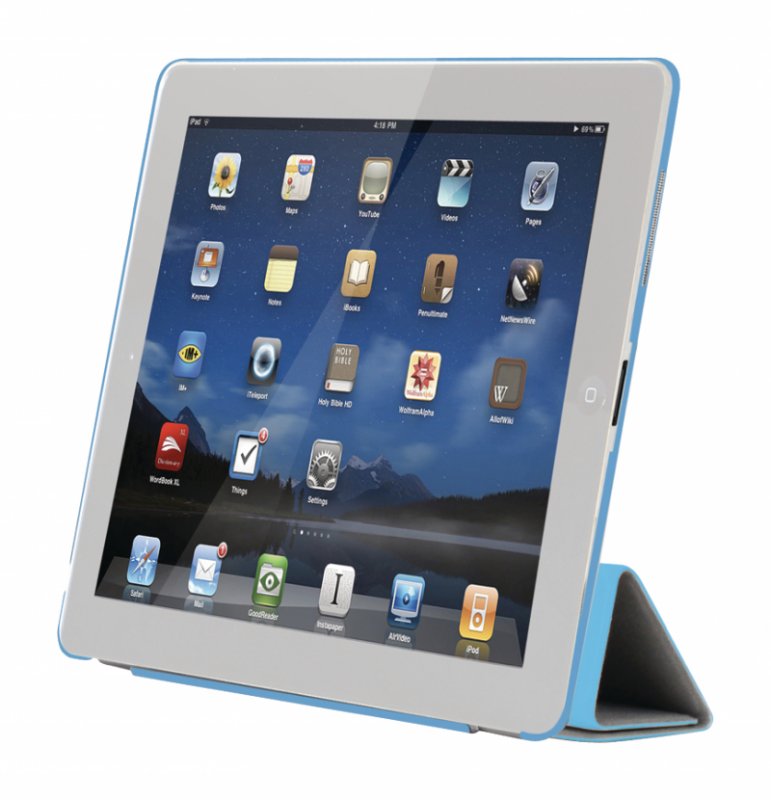 Tablet Pouzdro Folio Apple iPad 4 Modrá - obrázek č. 1