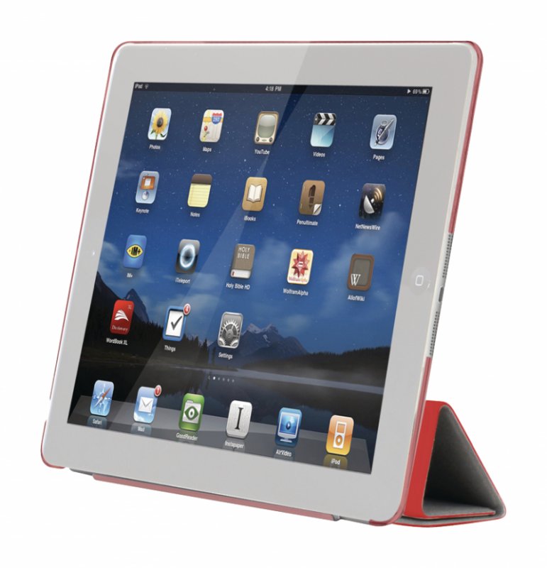 Tablet Pouzdro Folio Apple iPad Air Červená - obrázek č. 1