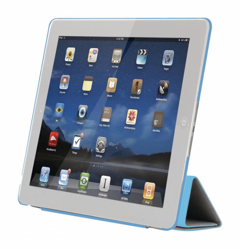 Tablet Pouzdro Folio Apple iPad Pro 12.9" 2015 / Apple iPad Pro 12.9" 2017 Modrá - obrázek č. 3