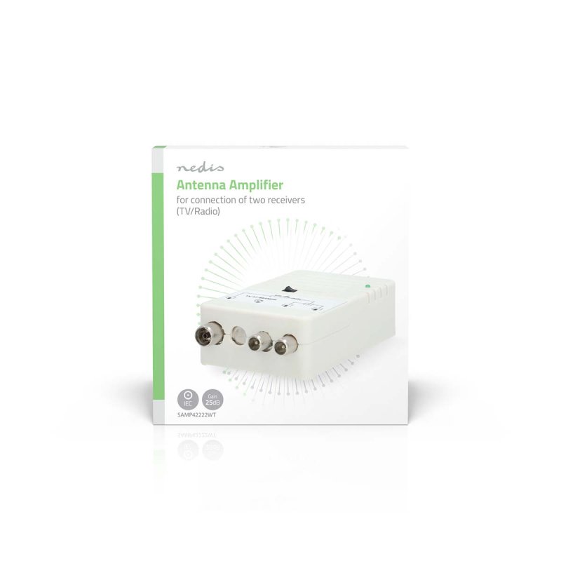 CATV Zesilovač | Zesílení: 25 dB  SAMP42222WT - obrázek č. 4