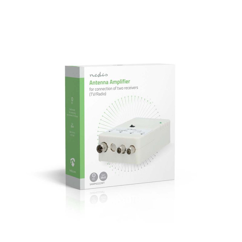 CATV Zesilovač | Zesílení: 25 dB  SAMP42222WT - obrázek č. 6