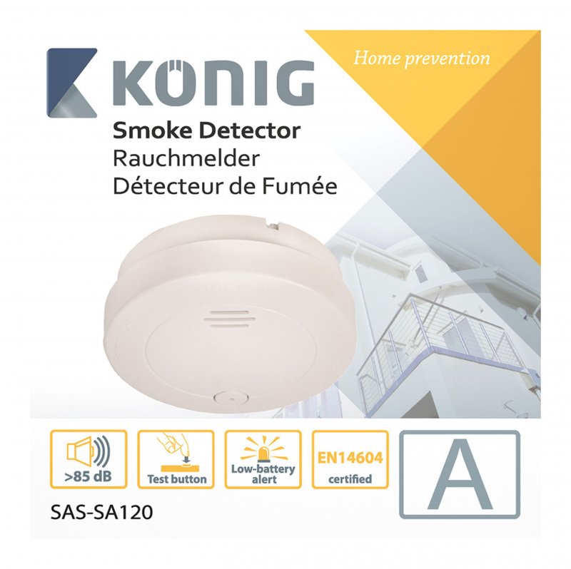Detektor kouře EN14604 - obrázek č. 3