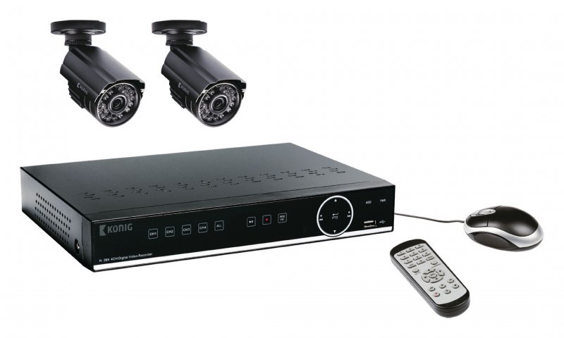CCTV Sada HDD 500 GB / 700 TVL - 2x Kamera - obrázek č. 2