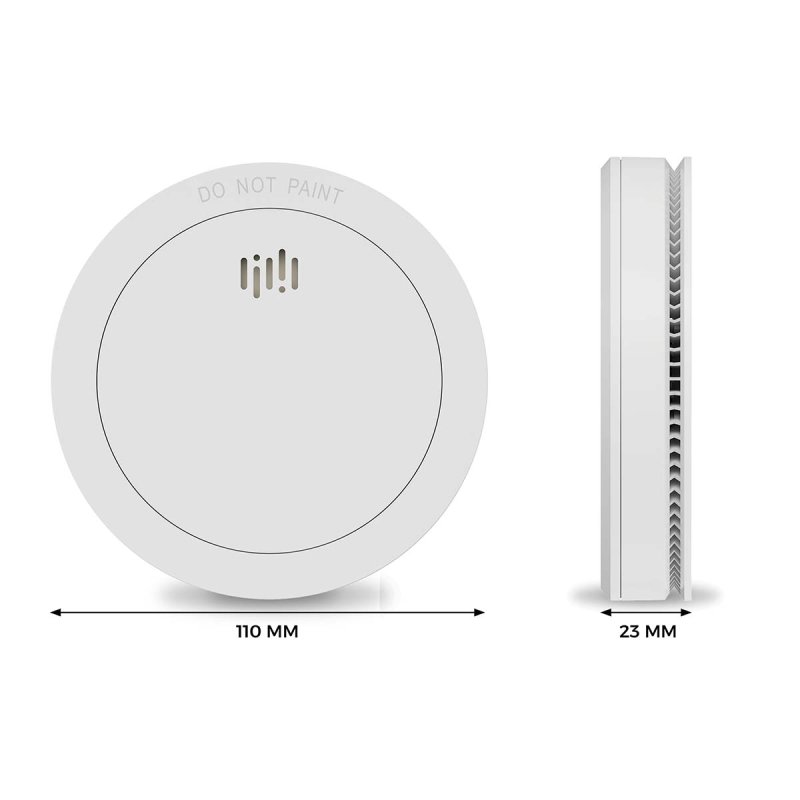 2x Smoke detector with 10 years battery and sensor runtime White SD1030 2X - obrázek č. 3