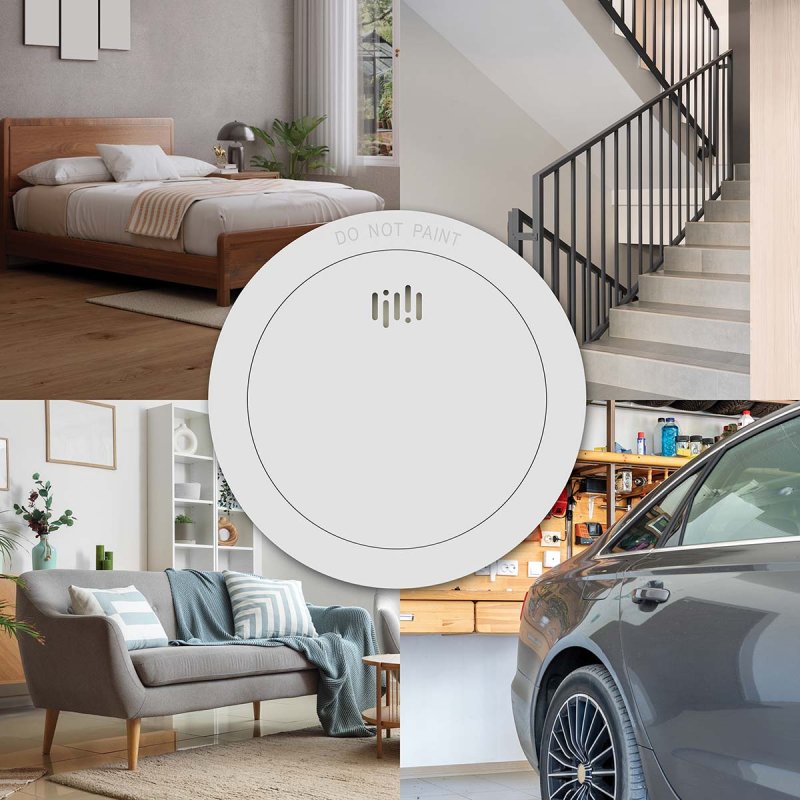 2x Smoke detector with 10 years battery and sensor runtime White SD1030 2X - obrázek č. 1