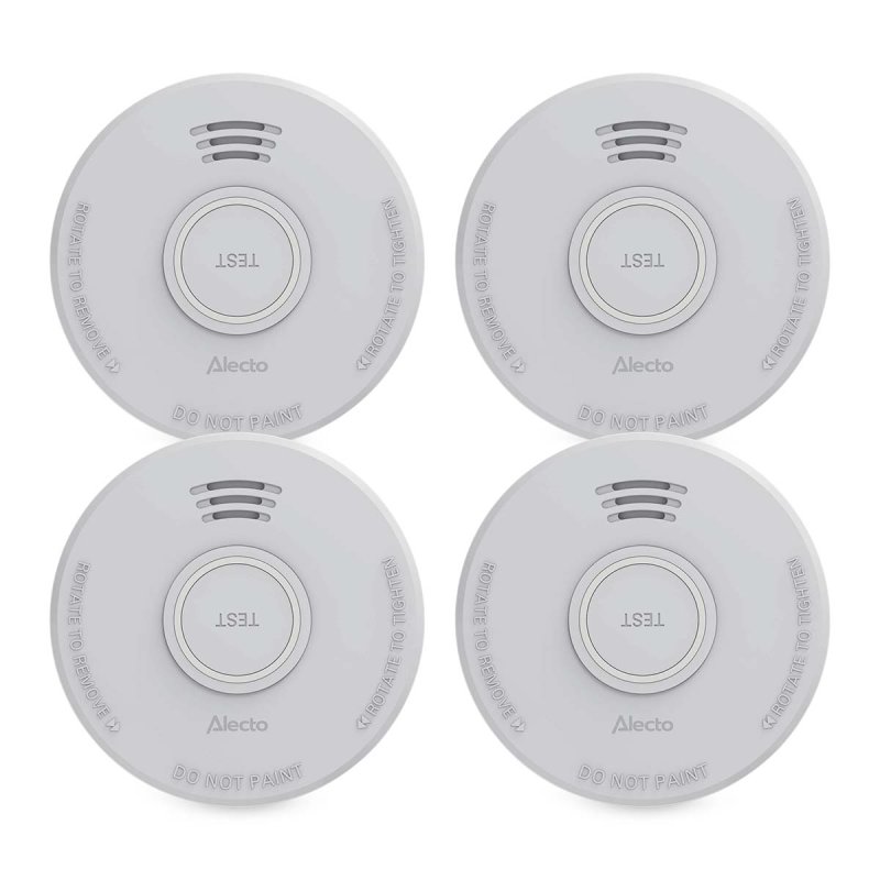 Samostatný kouřový alarm s baterií na 1 rok 4 ks SD110 4X - obrázek č. 1